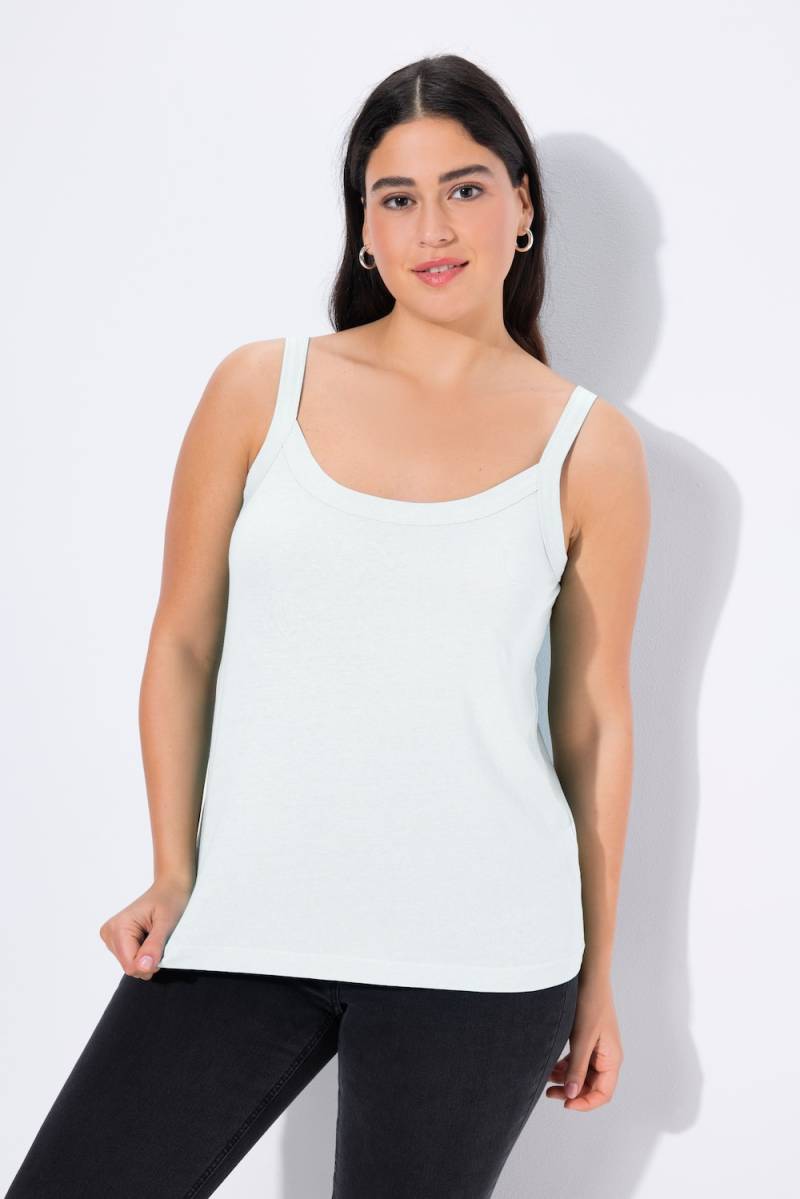 Große Größen Spaghettitop, Damen, weiß, Größe: 42/44, Baumwolle/Synthetische Fasern, Ulla Popken von Ulla Popken