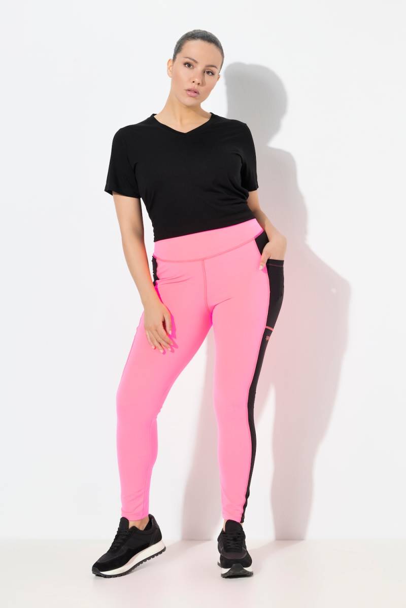 Große Größen Sport-Leggings, Damen, rot, Größe: 50/52, Elasthan, Ulla Popken von Ulla Popken