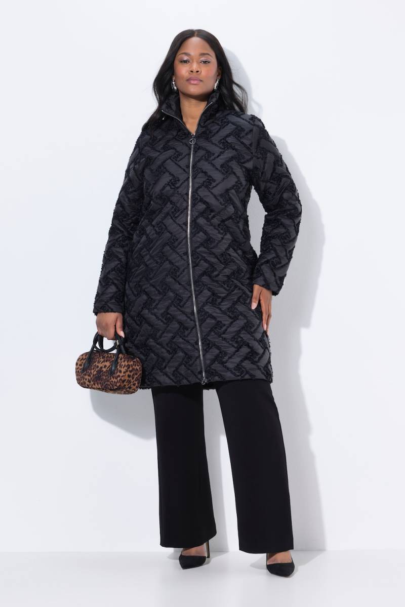 Große Größen Steppjacke, Damen, schwarz, Größe: 54/56, Polyester, Ulla Popken Große Größen Steppjacke, Damen, schwarz, Größe: 54/56, Polyester, Ulla Popken von Ulla Popken