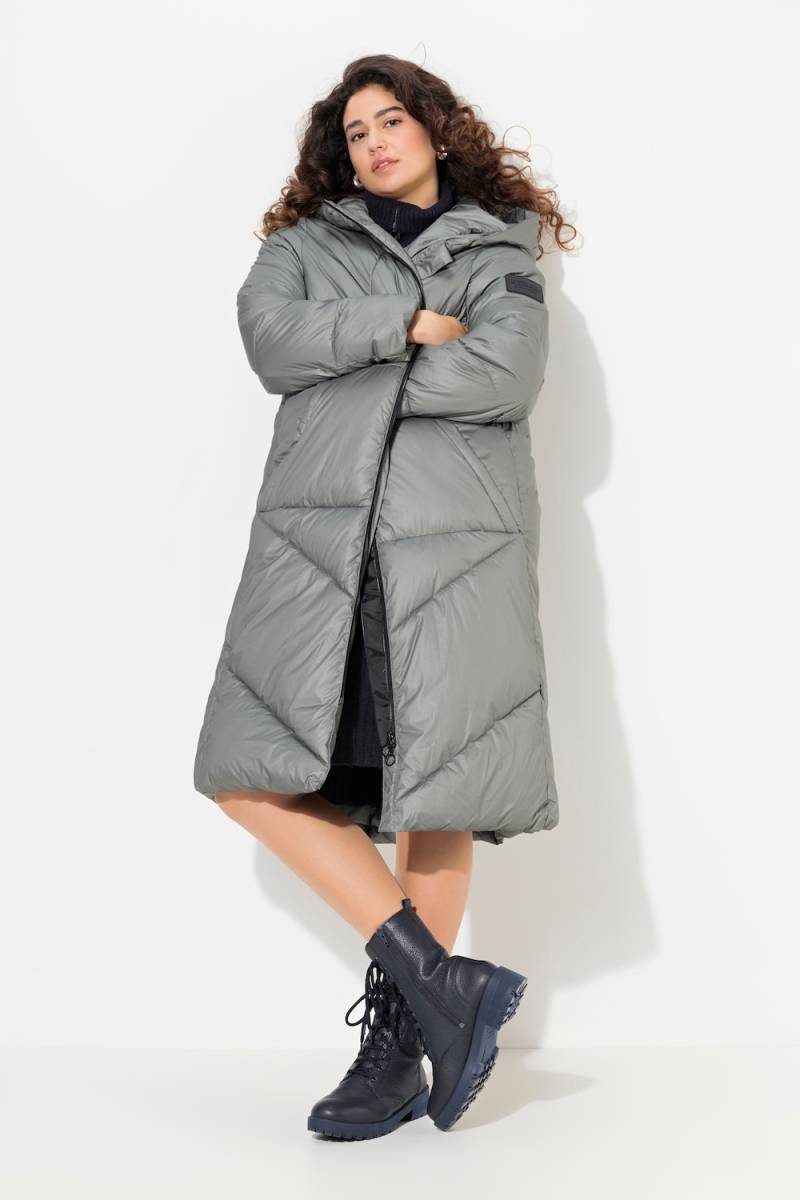 Große Größen Steppmantel, Damen, grau, Größe: 46/48, Polyester/Synthetische Fasern, Ulla Popken von Ulla Popken