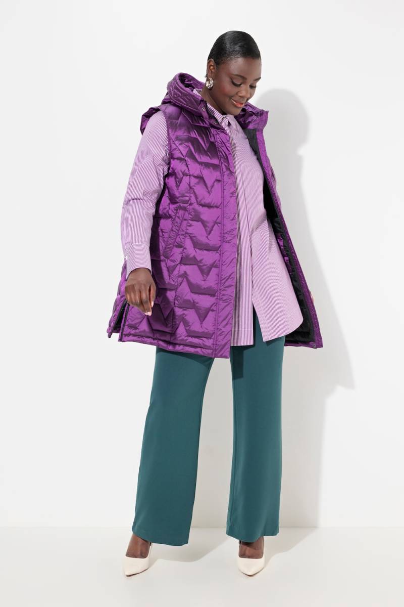 Große Größen Steppweste, Damen, rosa, Größe: 42/44, Polyester/Synthetische Fasern, Ulla Popken von Ulla Popken