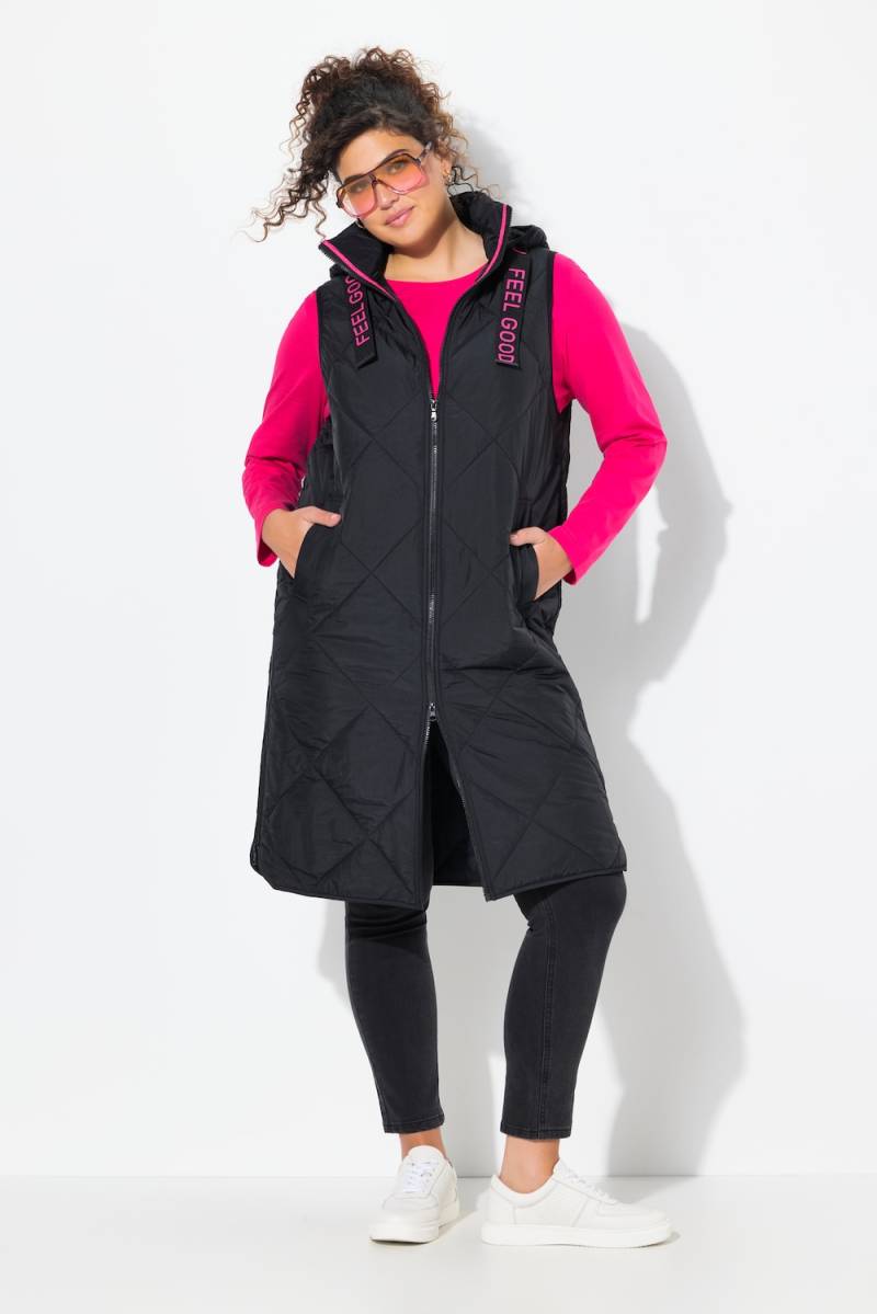 Große Größen Steppweste, Damen, schwarz, Größe: 42/44, Polyester/Synthetische Fasern, Ulla Popken von Ulla Popken