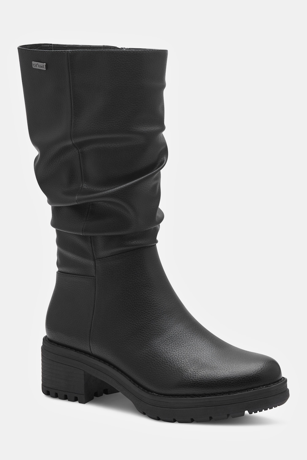Große Größen Stiefel, Damen, schwarz, Größe: 38, Synthetische Fasern/Polyester, Ulla Popken von Ulla Popken