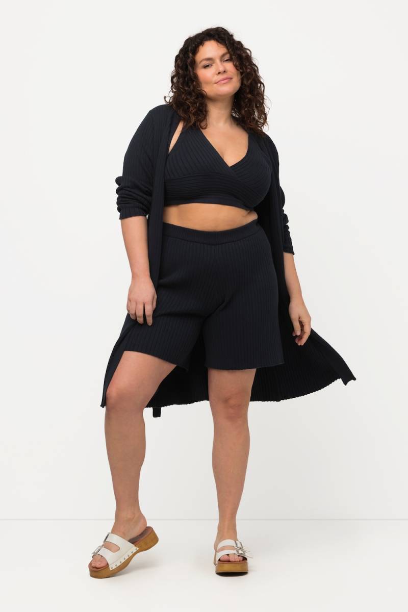 Große Größen Strick-Shorts, Damen, blau, Größe: 42/44, Baumwolle, Ulla Popken Große Größen Strick-Shorts, Damen, blau, Größe: 42/44, Baumwolle, Ulla Popken von Ulla Popken