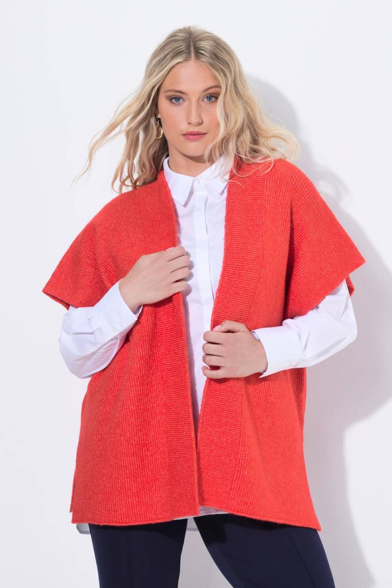 Große Größen Strickjacke, Damen, rot, Größe: 2=50-56, Synthetische Fasern, Ulla Popken von Ulla Popken