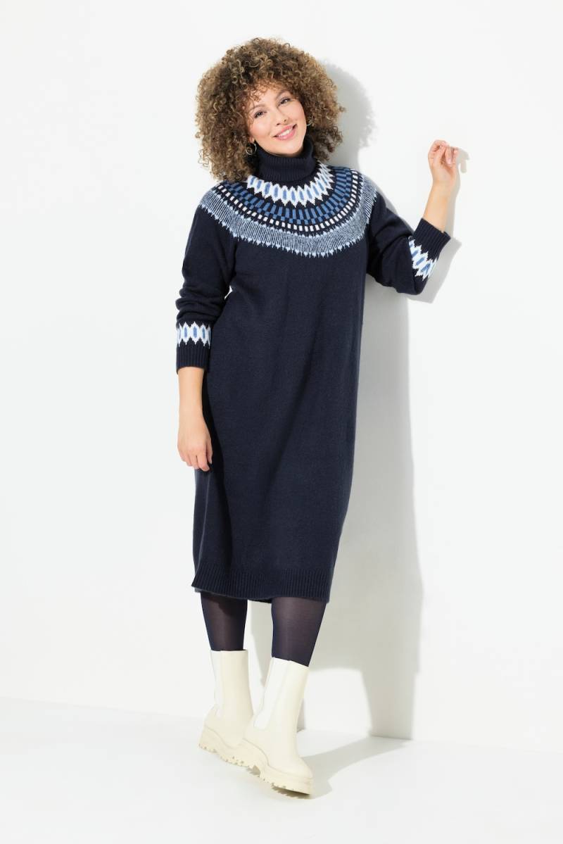 Große Größen Strickkleid, Damen, blau, Größe: 50/52, Synthetische Fasern/Polyester, Ulla Popken Große Größen Strickkleid, Damen, blau, Größe: 50/52, Synthetische Fasern/Polyester, Ulla Popken von Ulla Popken