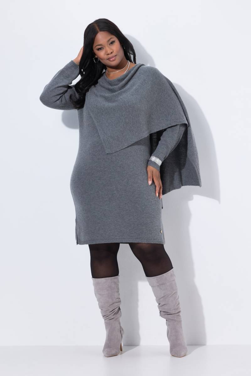 Große Größen Strickkleid, Damen, grau, Größe: 50/52, Wolle/Synthetische Fasern, Ulla Popken Große Größen Strickkleid, Damen, grau, Größe: 50/52, Wolle/Synthetische Fasern, Ulla Popken von Ulla Popken