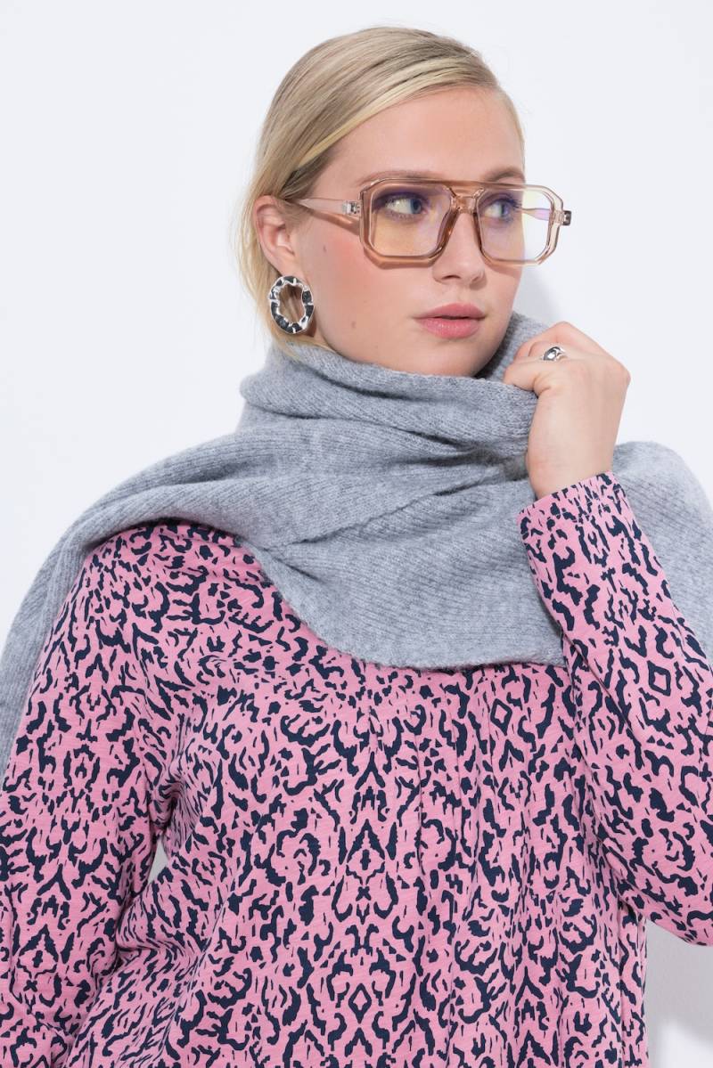 Große Größen Strickschal, Damen, grau, Größe: One Size, Polyester, Ulla Popken von Ulla Popken