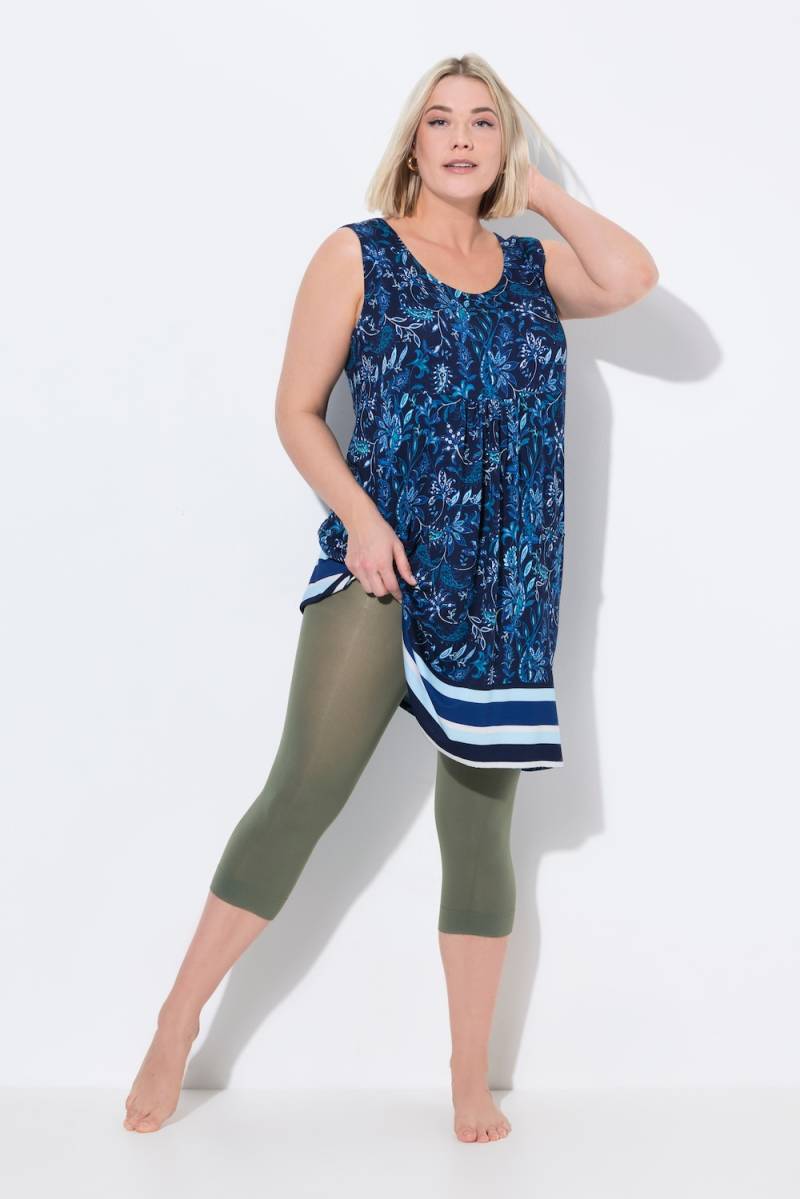 Große Größen Strumpf-Capri, Damen, braun, Größe: 50/52, Synthetische Fasern/Elasthan, Ulla Popken von Ulla Popken