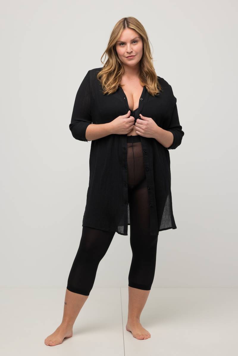 Große Größen Strumpf-Capri, Damen, schwarz, Größe: 54/56, Synthetische Fasern/Elasthan, Ulla Popken Große Größen Strumpf-Capri, Damen, schwarz, Größe: 54/56, Synthetische Fasern/Elasthan, Ulla Popken von Ulla Popken