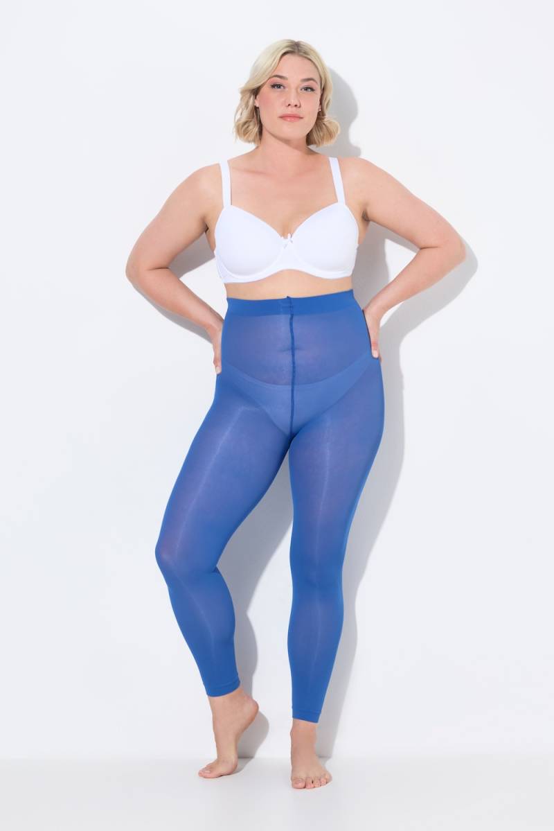 Große Größen Strumpf-Leggings, Damen, blau, Größe: 56/58, Synthetische Fasern, Ulla Popken Große Größen Strumpf-Leggings, Damen, blau, Größe: 56/58, Synthetische Fasern, Ulla Popken von Ulla Popken
