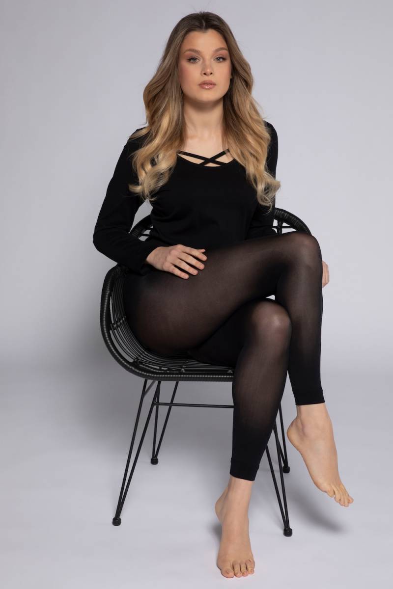 Große Größen Strumpf-Leggings, Damen, schwarz, Größe: 56/58, Synthetische Fasern, Ulla Popken Große Größen Strumpf-Leggings, Damen, schwarz, Größe: 56/58, Synthetische Fasern, Ulla Popken von Ulla Popken