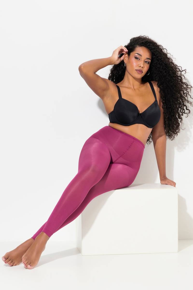 Große Größen Strumpf-Leggings, Damen, lila, Größe: 60/62, Synthetische Fasern, Ulla Popken Große Größen Strumpf-Leggings, Damen, lila, Größe: 60/62, Synthetische Fasern, Ulla Popken von Ulla Popken