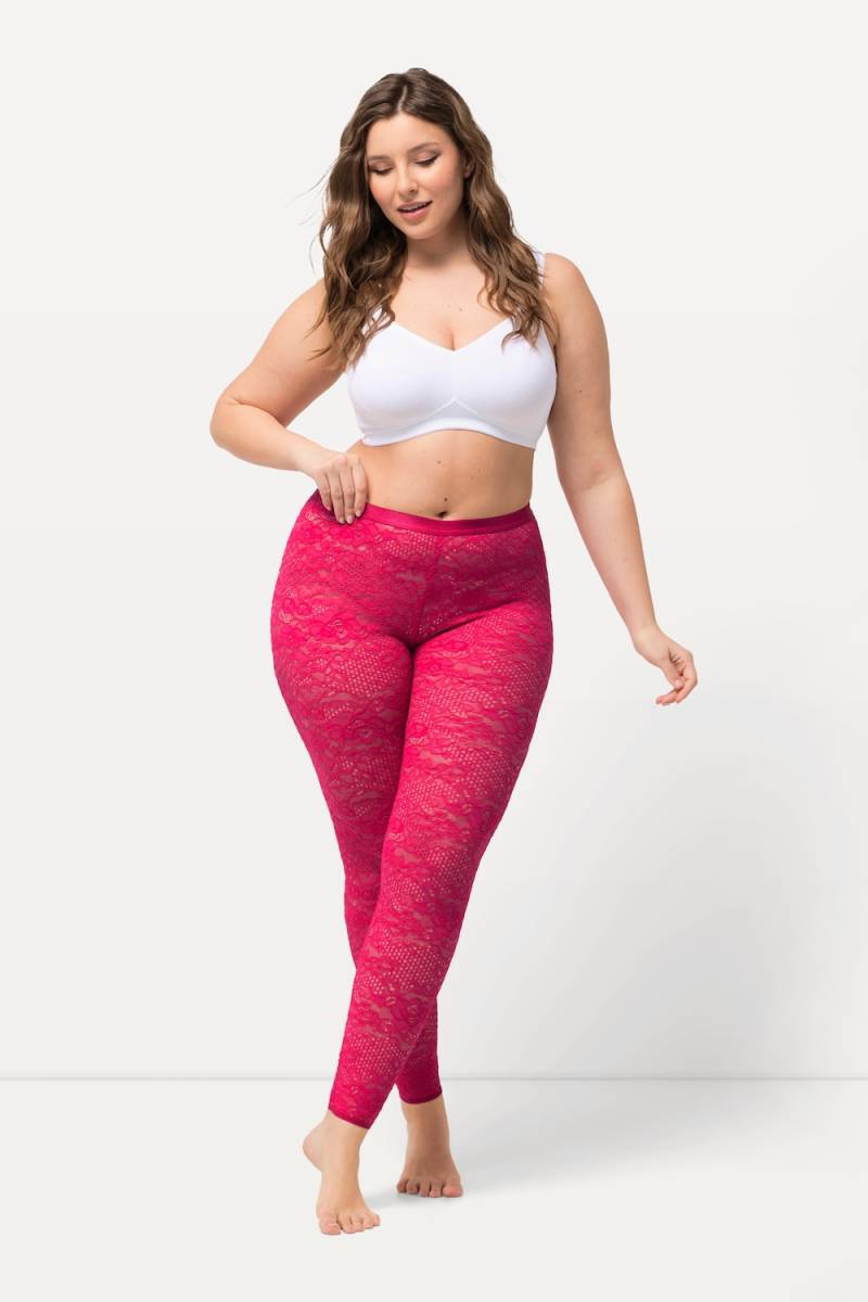 Große Größen Strumpf-Leggings, Damen, rosa, Größe: 58/60, Synthetische Fasern/Elasthan, Ulla Popken Große Größen Strumpf-Leggings, Damen, rosa, Größe: 58/60, Synthetische Fasern/Elasthan, Ulla Popken von Ulla Popken