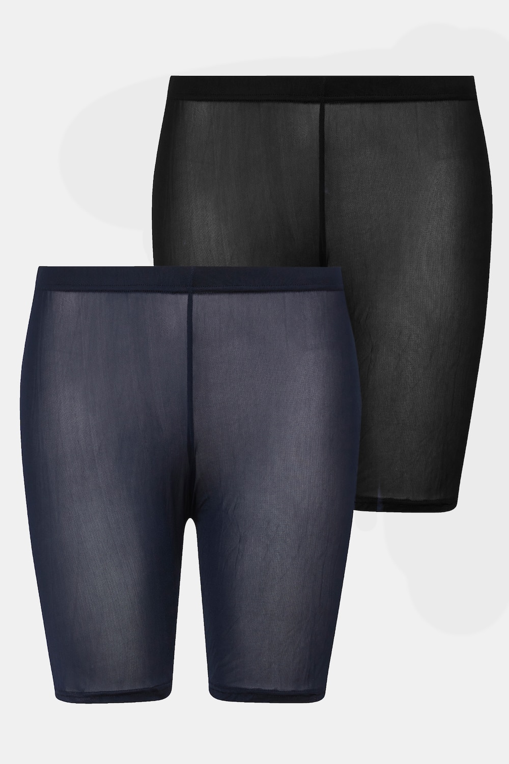 Große Größen Strumpf-Radler, Damen, blau, Größe: 54/56, Polyester/Elasthan, Ulla Popken von Ulla Popken