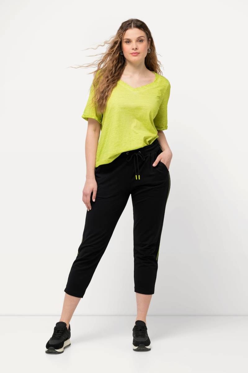 Große Größen Sweathose, Damen, schwarz, Größe: 54/56, Baumwolle, Ulla Popken von Ulla Popken