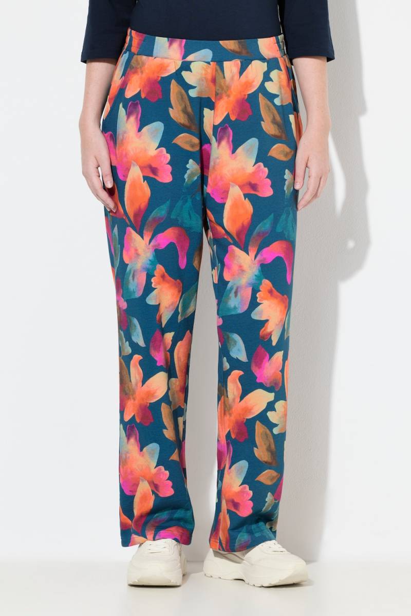 Große Größen Sweathose Rose, Damen, blau, Größe: 58/60, Baumwolle, Ulla Popken von Ulla Popken