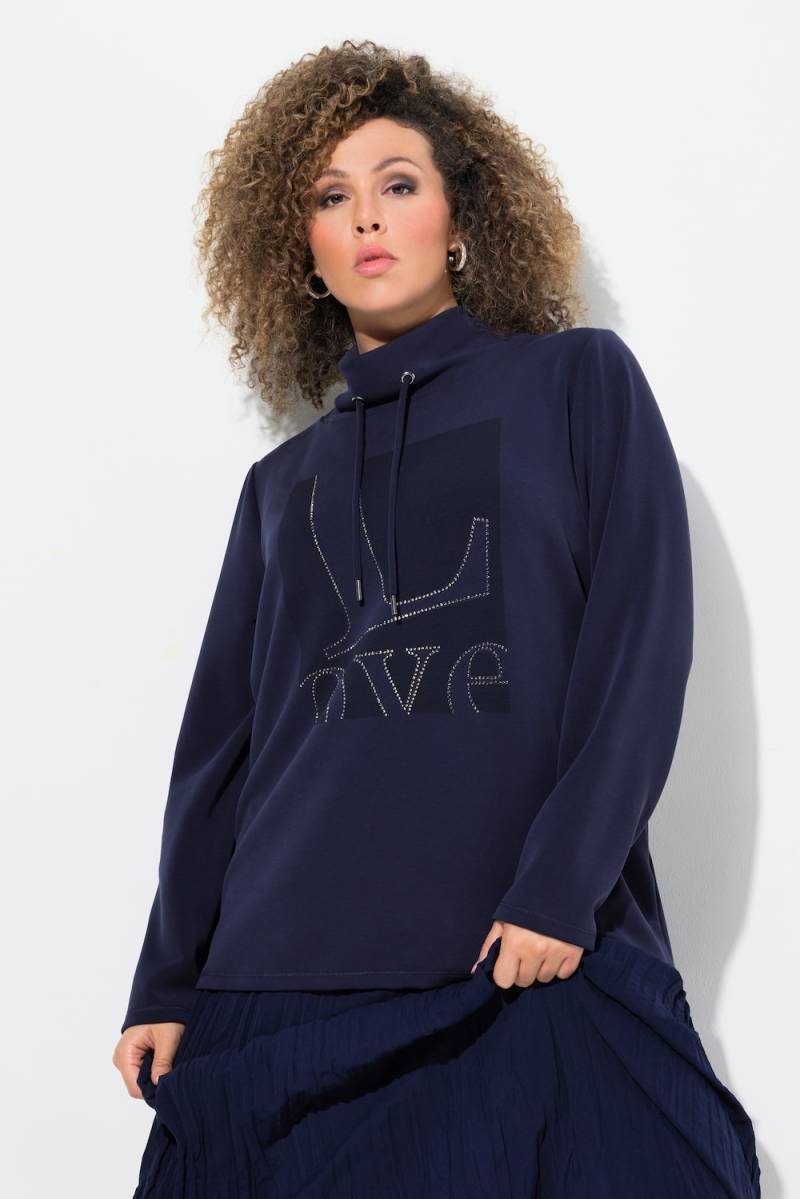Große Größen Sweatshirt, Damen, blau, Größe: 50/52, Synthetische Fasern/Polyester, Ulla Popken Große Größen Sweatshirt, Damen, blau, Größe: 50/52, Synthetische Fasern/Polyester, Ulla Popken von Ulla Popken