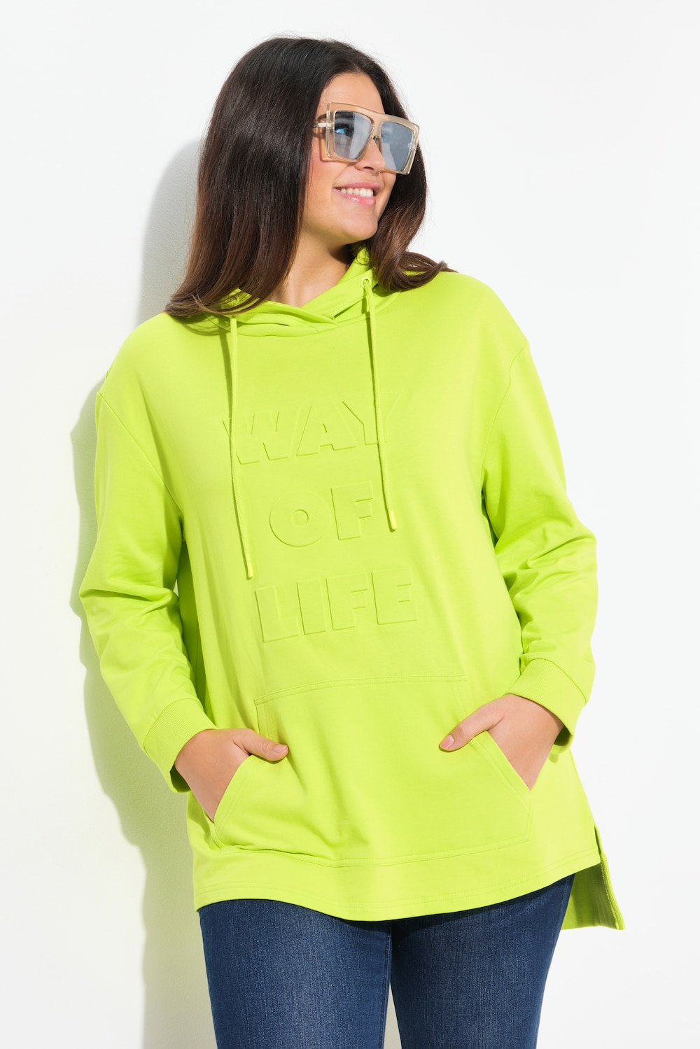 Große Größen Sweatshirt, Damen, grün, Größe: 50/52, Baumwolle/Polyester, Ulla Popken Große Größen Sweatshirt, Damen, grün, Größe: 50/52, Baumwolle/Polyester, Ulla Popken von Ulla Popken