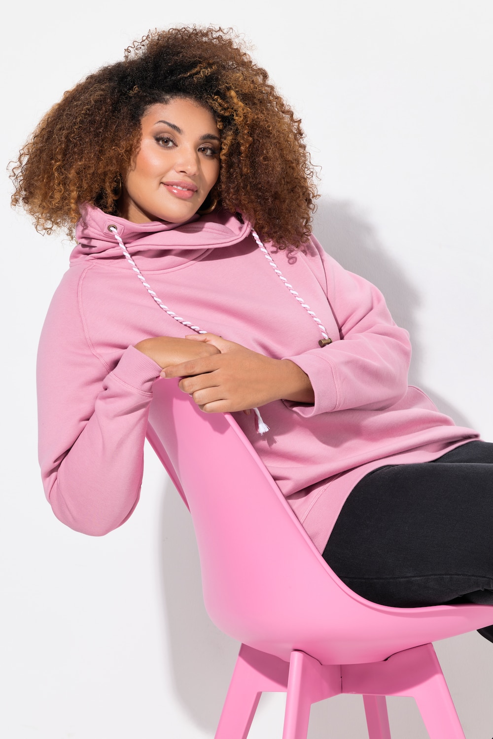 Große Größen Sweatshirt, Damen, rosa, Größe: 50/52, Baumwolle, Ulla Popken Große Größen Sweatshirt, Damen, rosa, Größe: 50/52, Baumwolle, Ulla Popken von Ulla Popken