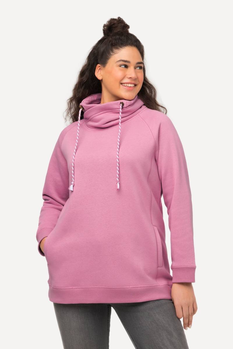 Große Größen Sweatshirt, Damen, rosa, Größe: 62/64, Baumwolle, Ulla Popken von Ulla Popken