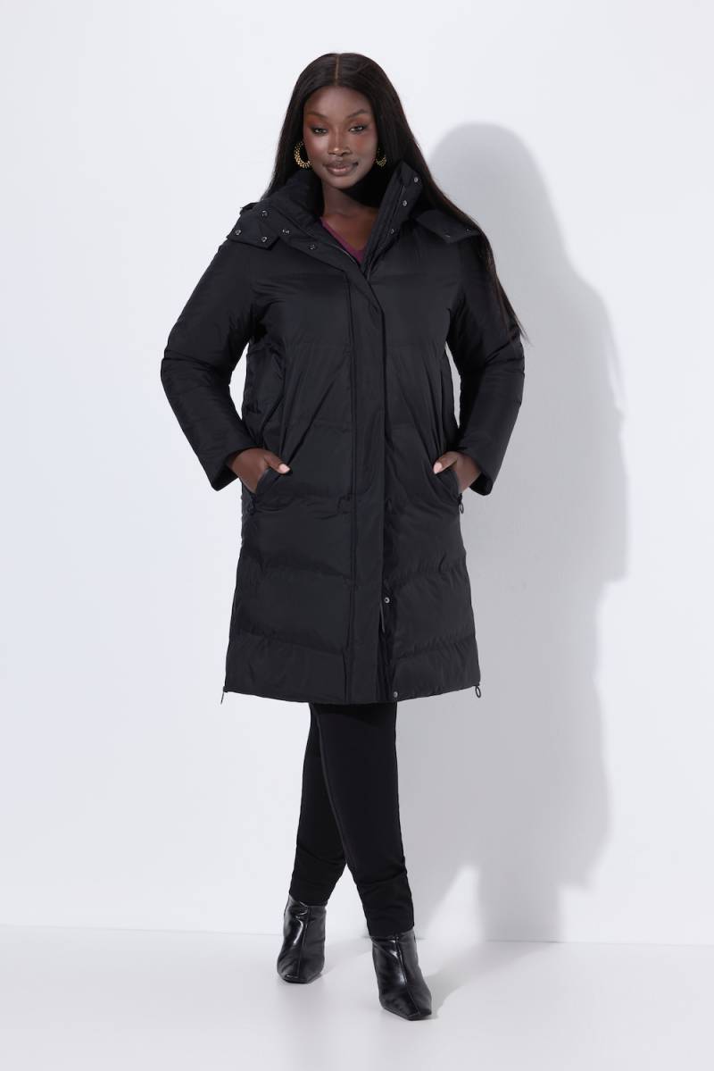 Große Größen Sympatex Funktions-Steppmantel, Damen, schwarz, Größe: 54/56, Polyester, Ulla Popken von Ulla Popken