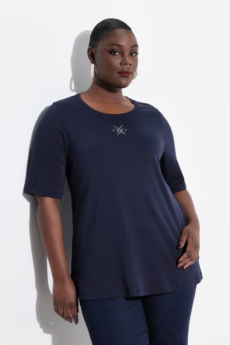 Große Größen Pima Cotton Shirt, Damen, blau, Größe: 42/44, Baumwolle, Ulla Popken Große Größen Pima Cotton Shirt, Damen, blau, Größe: 42/44, Baumwolle, Ulla Popken von Ulla Popken