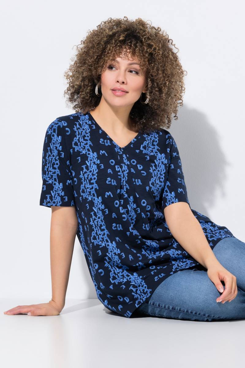 Große Größen T-Shirt, Damen, blau, Größe: 46/48, Baumwolle, Ulla Popken Große Größen T-Shirt, Damen, blau, Größe: 46/48, Baumwolle, Ulla Popken von Ulla Popken