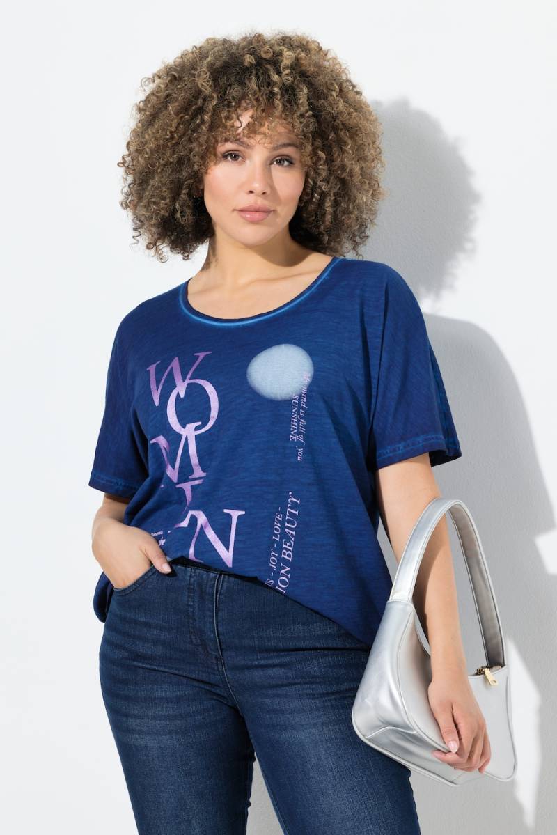 Große Größen T-Shirt, Damen, blau, Größe: 54/56, Baumwolle, Ulla Popken Große Größen T-Shirt, Damen, blau, Größe: 54/56, Baumwolle, Ulla Popken von Ulla Popken