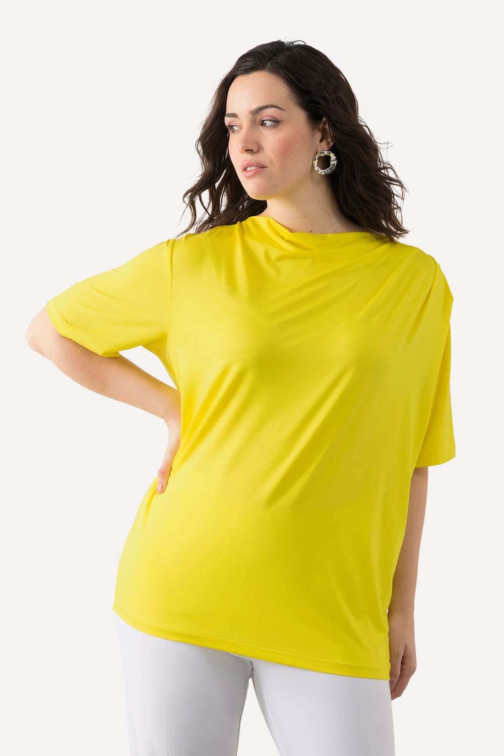 Große Größen T-Shirt, Damen, gelb, Größe: 58/60, Synthetische Fasern, Ulla Popken von Ulla Popken