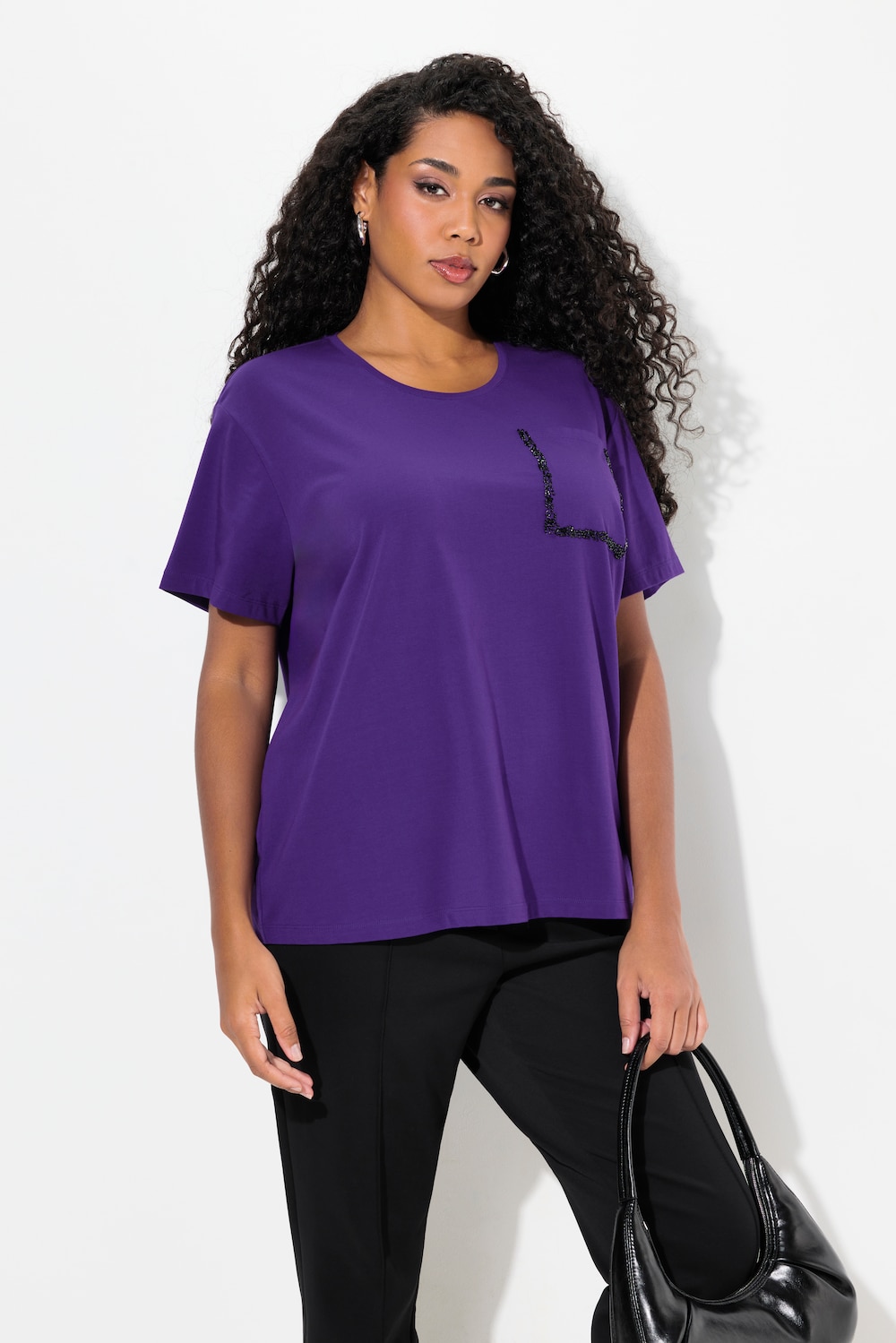 Große Größen T-Shirt, Damen, lila, Größe: 58/60, Baumwolle, Ulla Popken Große Größen T-Shirt, Damen, lila, Größe: 58/60, Baumwolle, Ulla Popken von Ulla Popken