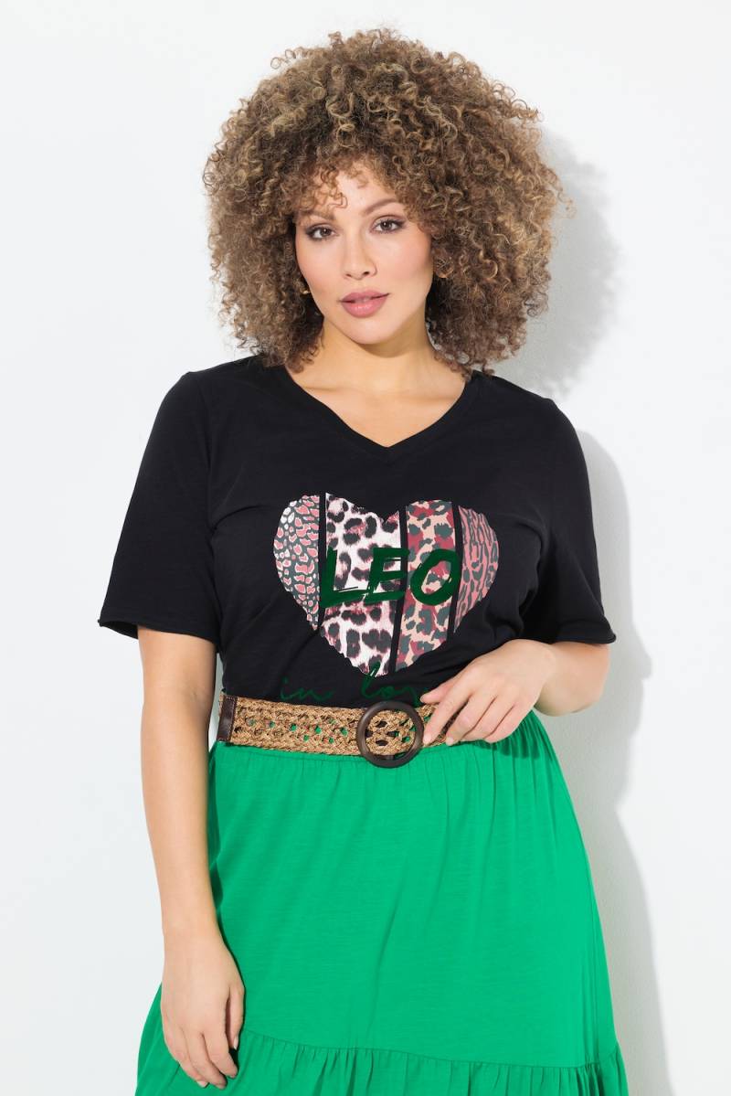 Große Größen T-Shirt, Damen, schwarz, Größe: 42/44, Baumwolle, Ulla Popken Große Größen T-Shirt, Damen, schwarz, Größe: 42/44, Baumwolle, Ulla Popken von Ulla Popken