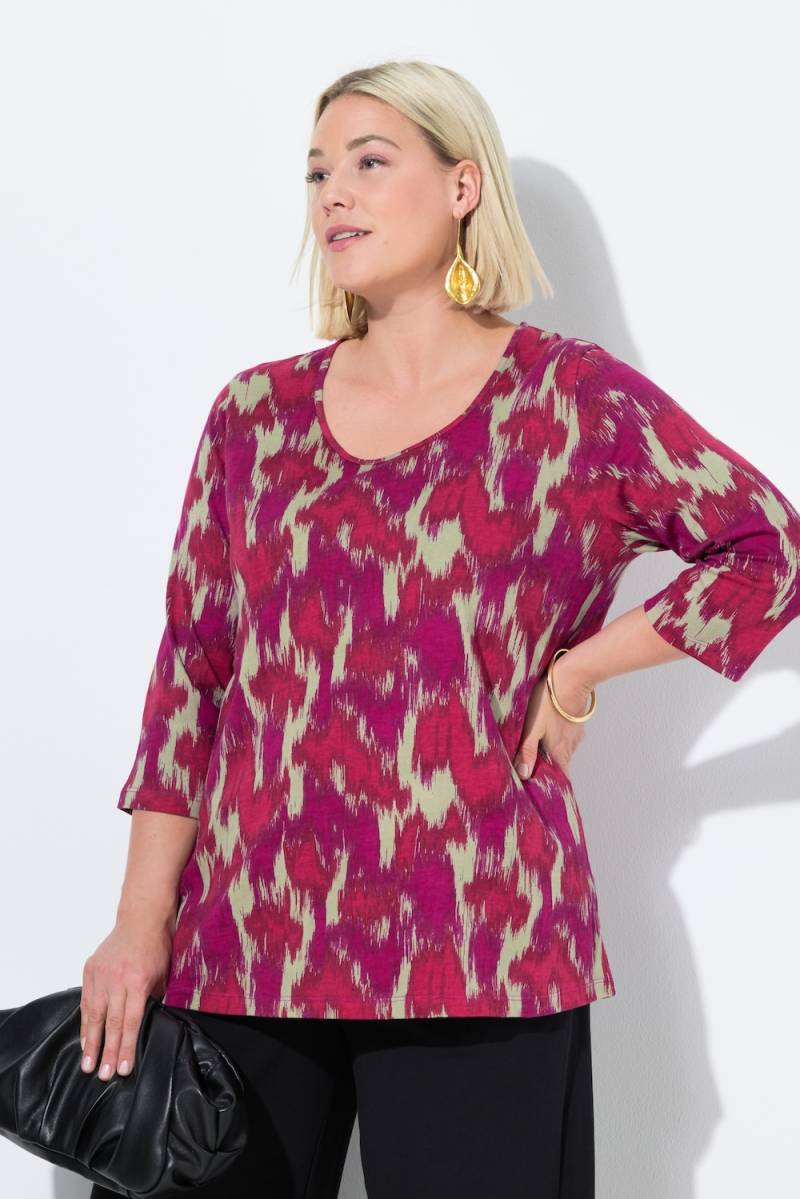 Große Größen T-Shirt, Damen, schwarz, Größe: 58/60, Baumwolle, Ulla Popken von Ulla Popken