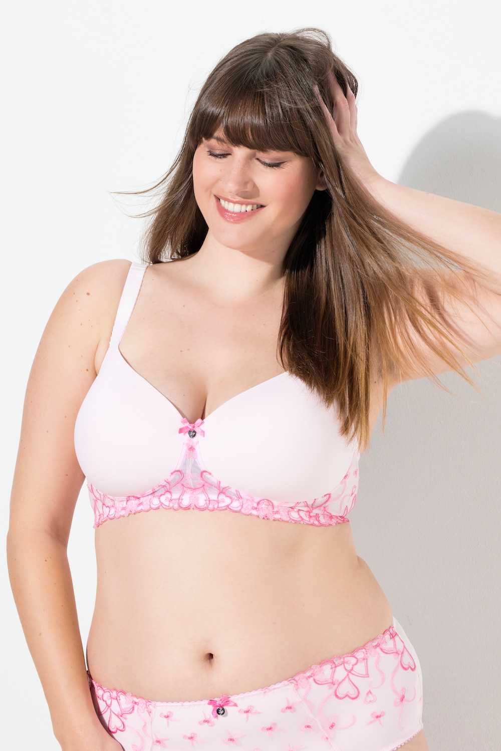 Große Größen TRUYOU Bralette, Damen, rosa, Größe: 85B, Synthetische Fasern/Elasthan, Ulla Popken von Ulla Popken