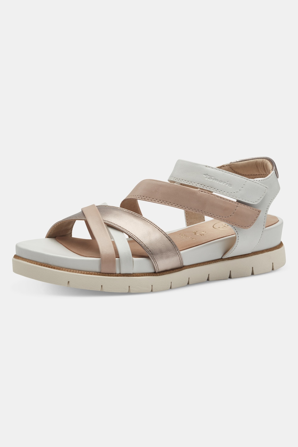 Tamaris Sandalen, Damen, rosa, Größe: 39, Synthetische Fasern/Leder, Ulla Popken von Ulla Popken