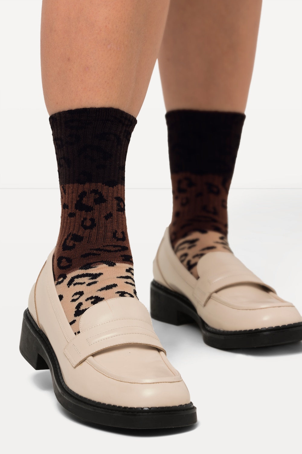 Große Größen Tennissocken, Damen, braun, Größe: 39-42, Baumwolle/Synthetische Fasern, Ulla Popken von Ulla Popken