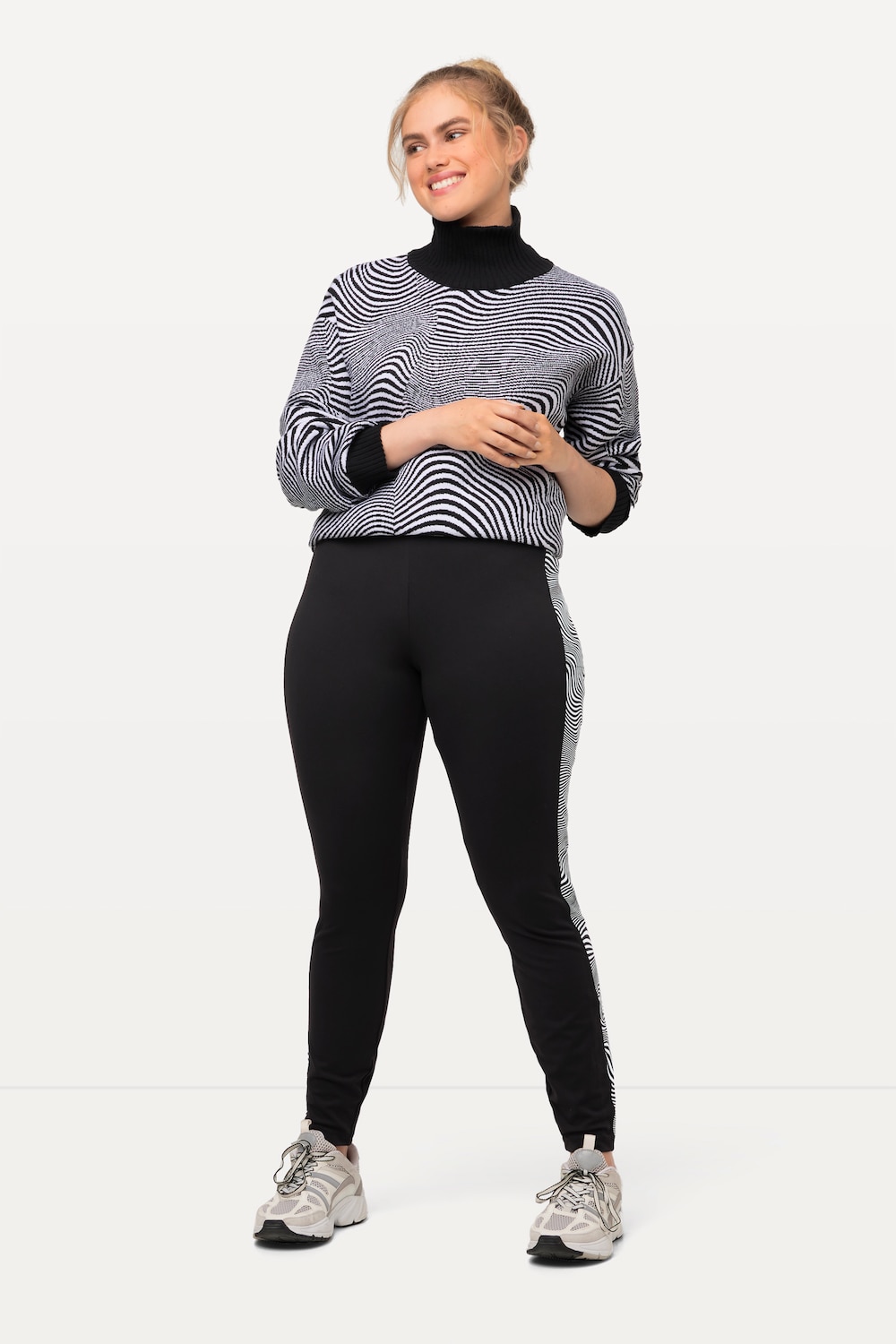 Große Größen Thermo-Funktionsleggings, Damen, schwarz, Größe: 42/44, Elasthan, Ulla Popken von Ulla Popken