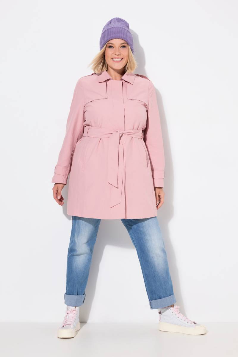 Große Größen Trenchcoat, Damen, rosa, Größe: 50/52, Baumwolle/Synthetische Fasern, Ulla Popken Große Größen Trenchcoat, Damen, rosa, Größe: 50/52, Baumwolle/Synthetische Fasern, Ulla Popken von Ulla Popken