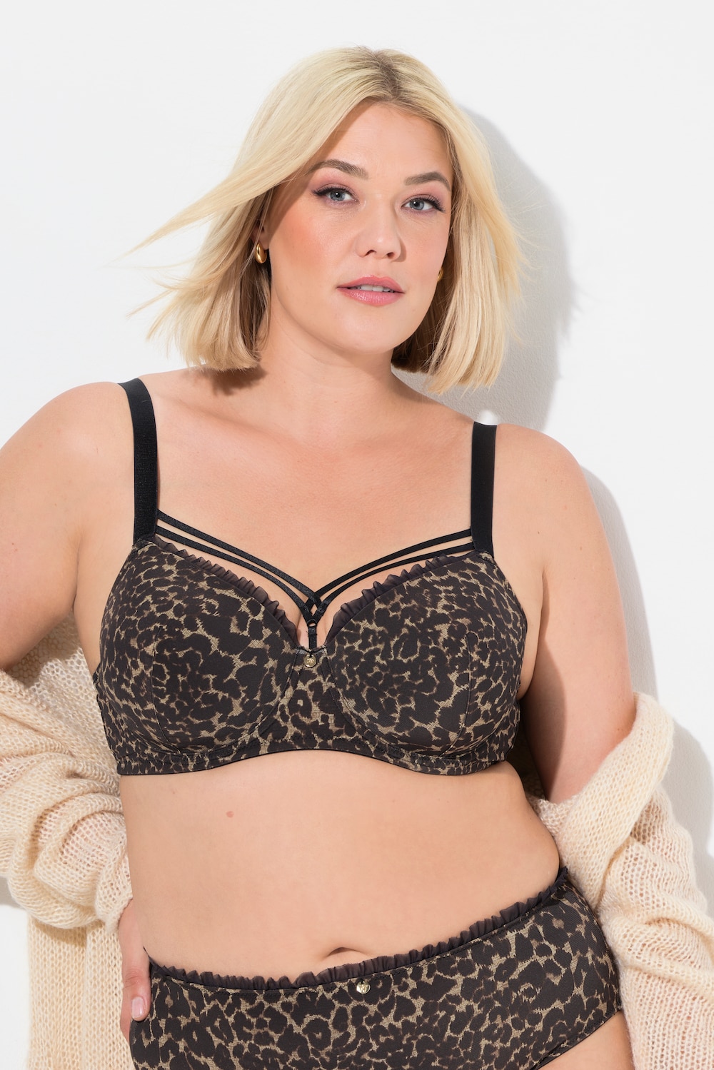 Große Größen TruYou Bügel-BH, Damen, schwarz, Größe: 95C, Synthetische Fasern/Elasthan, Ulla Popken von Ulla Popken