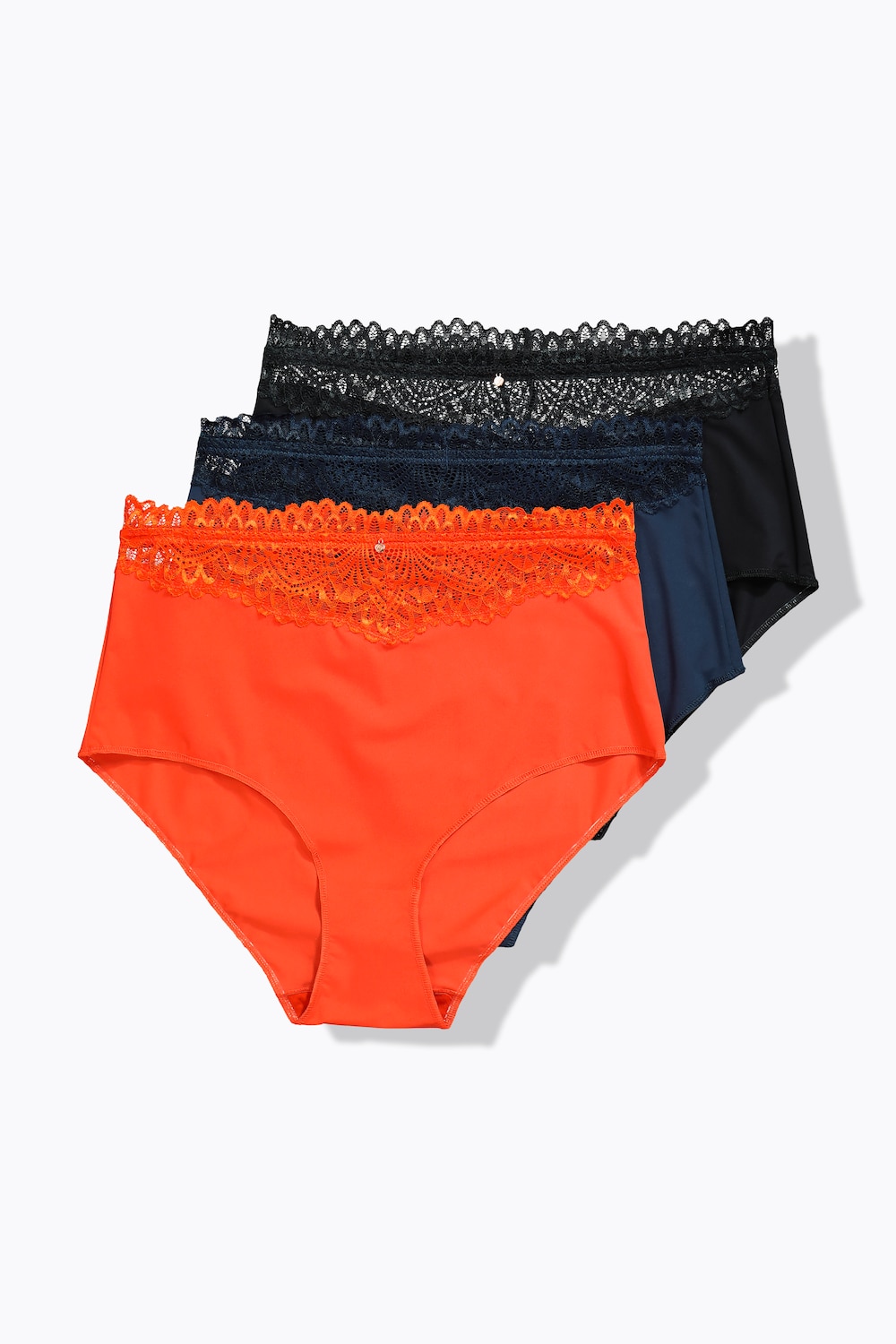 Große Größen TruYou Maxislips, Damen, orange, Größe: 50/52, Baumwolle/Elasthan/Synthetische Fasern, Ulla Popken von Ulla Popken
