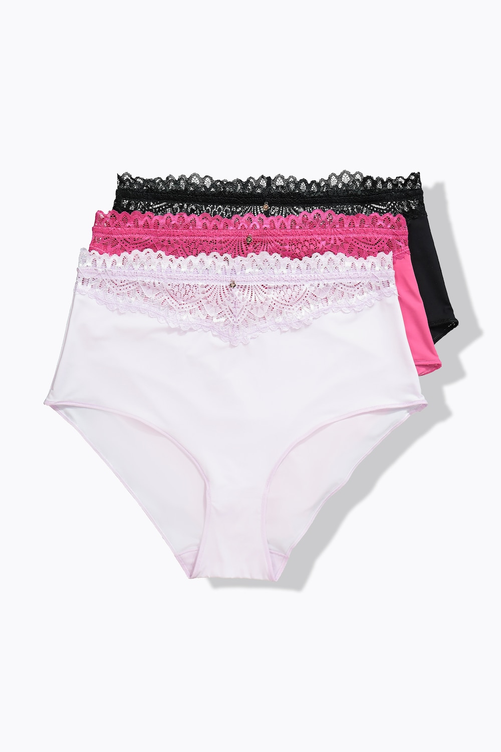 Große Größen TruYou Maxislips, Damen, rosa, Größe: 46/48, Baumwolle/Elasthan/Synthetische Fasern, Ulla Popken von Ulla Popken