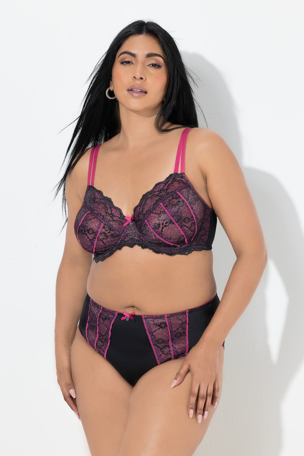 Große Größen TruYou Midislip, Damen, rosa, Größe: 46/48, Baumwolle/Synthetische Fasern/Elasthan, Ulla Popken von Ulla Popken