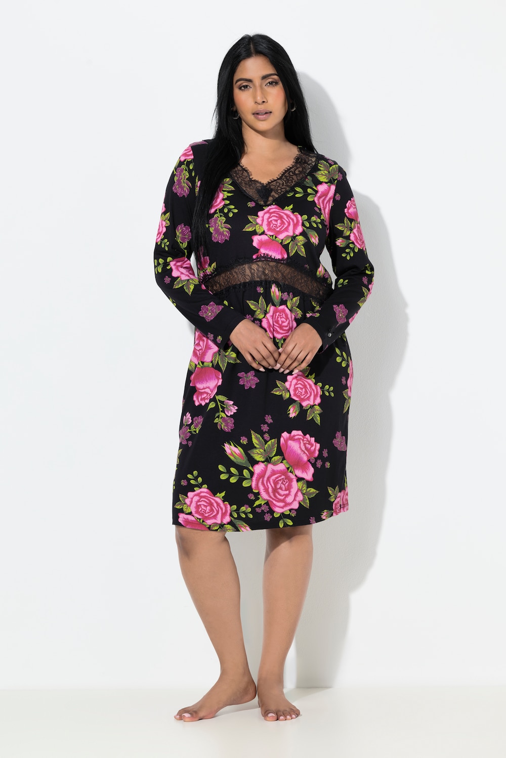 Große Größen TruYou Nachthemd, Damen, rosa, Größe: 50/52, Baumwolle/Synthetische Fasern, Ulla Popken Große Größen TruYou Nachthemd, Damen, rosa, Größe: 50/52, Baumwolle/Synthetische Fasern, Ulla Popken von Ulla Popken