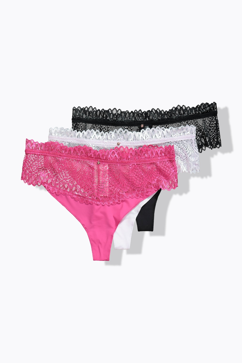 Große Größen TruYou Strings, Damen, rosa, Größe: 54/56, Baumwolle/Elasthan/Synthetische Fasern, Ulla Popken von Ulla Popken