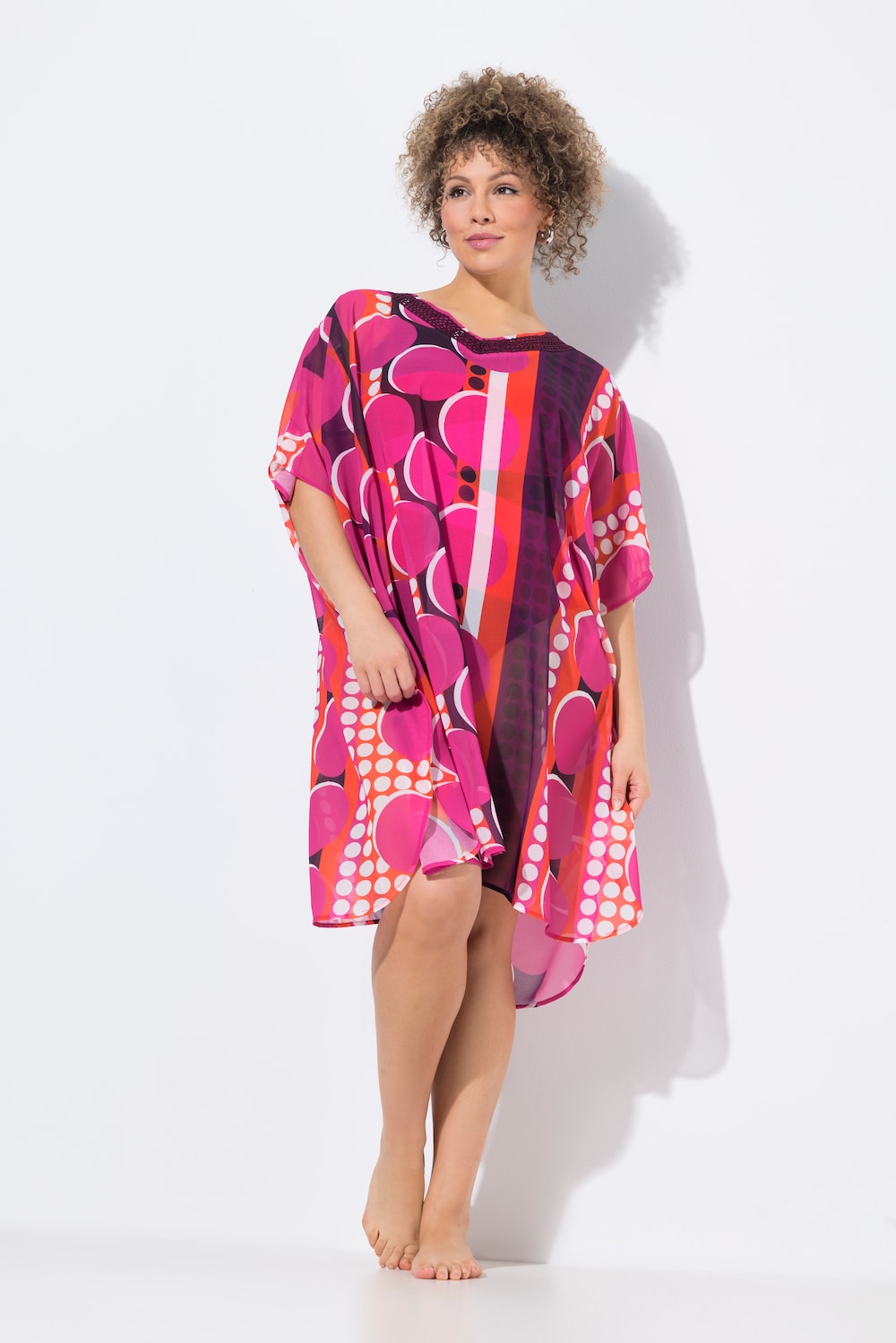 Große Größen Tunika, Damen, rosa, Größe: 1=42-48, Polyester, Ulla Popken Große Größen Tunika, Damen, rosa, Größe: 1=42-48, Polyester, Ulla Popken von Ulla Popken