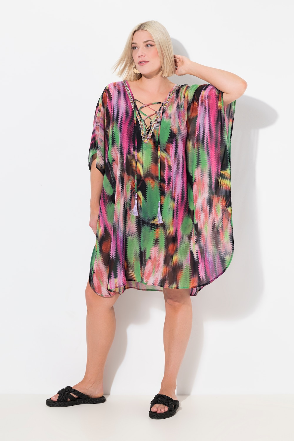 Große Größen Tunika, Damen, schwarz, Größe: 3=58-64, Polyester, Ulla Popken Große Größen Tunika, Damen, schwarz, Größe: 3=58-64, Polyester, Ulla Popken von Ulla Popken