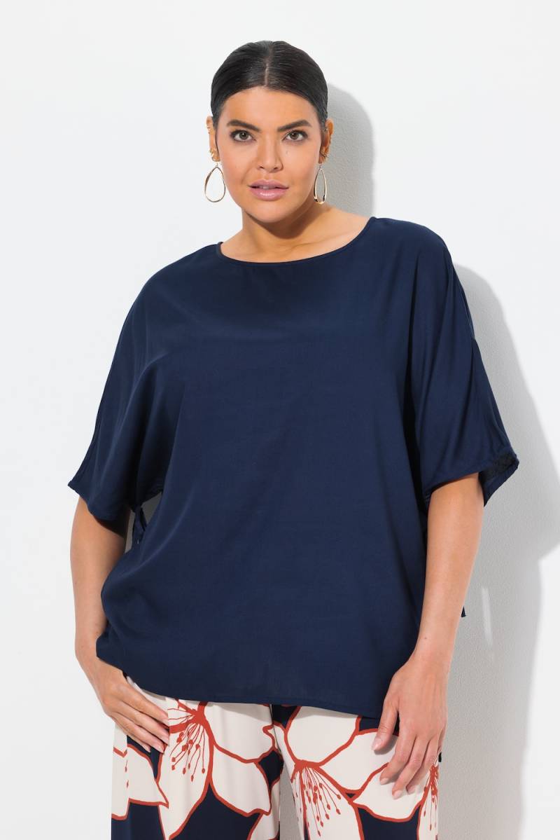 Große Größen Tunika-Bluse, Damen, blau, Größe: 42/44, Viskose, Ulla Popken von Ulla Popken