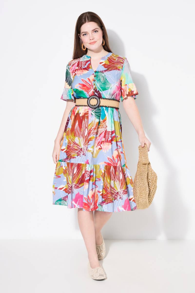 Große Größen Tunikakleid, Damen, blau, Größe: 46/48, Baumwolle/Viskose, Ulla Popken Große Größen Tunikakleid, Damen, blau, Größe: 46/48, Baumwolle/Viskose, Ulla Popken von Ulla Popken