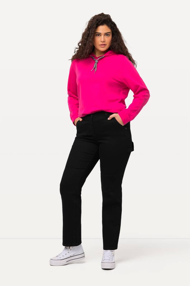 Große Größen Utility-Jeans Mandy, Damen, schwarz, Größe: 23, Baumwolle, Ulla Popken von Ulla Popken