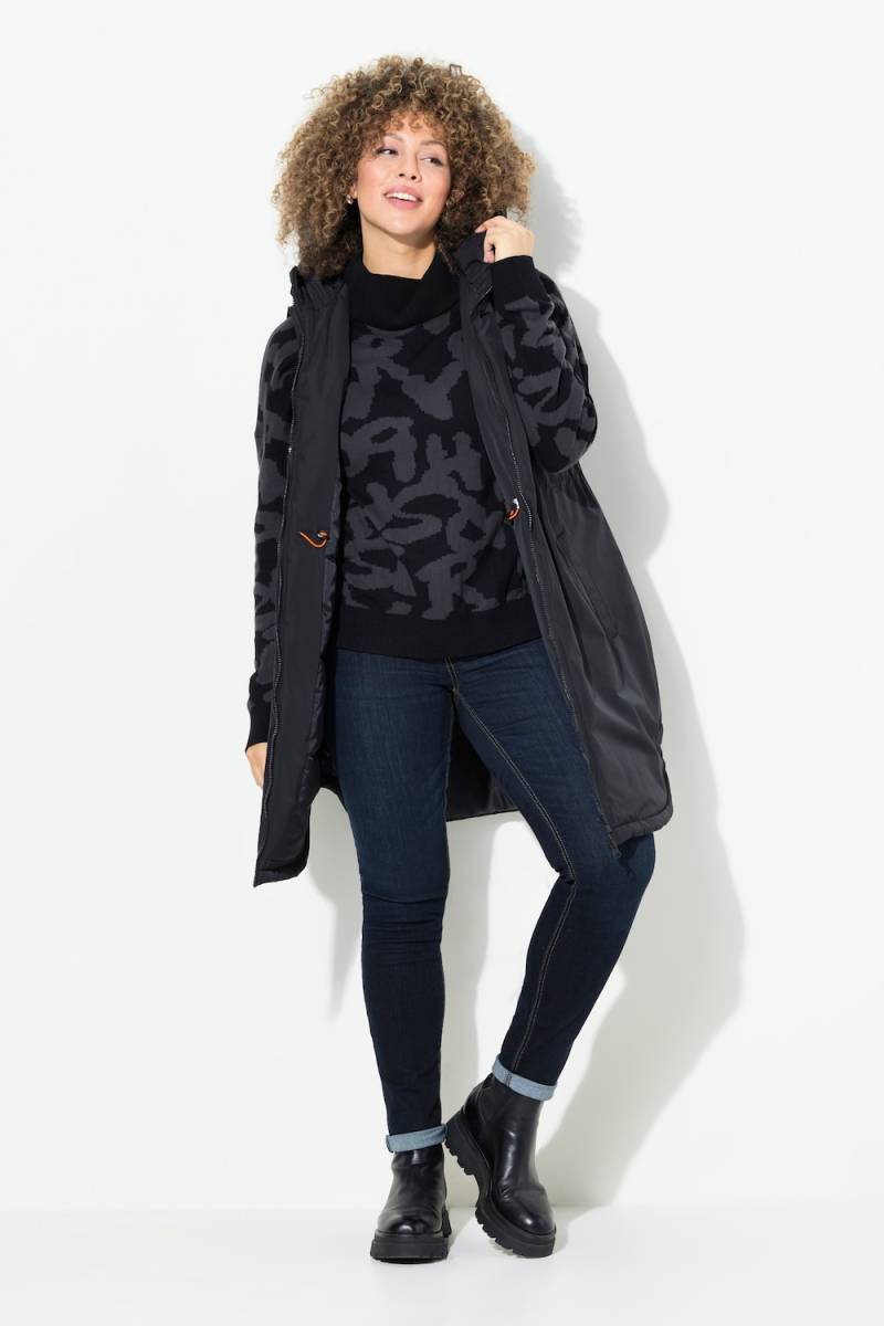 Große Größen Weste, Damen, schwarz, Größe: 42/44, Polyester, Ulla Popken von Ulla Popken
